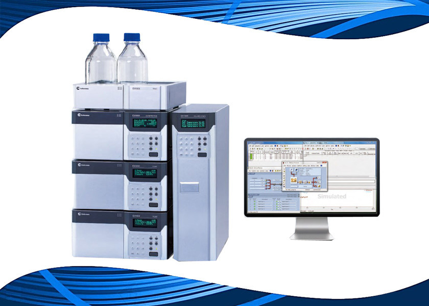 EX1600 Quaternary Low Pressure High Performance Liquid Chromatography HPLC Gradient System for