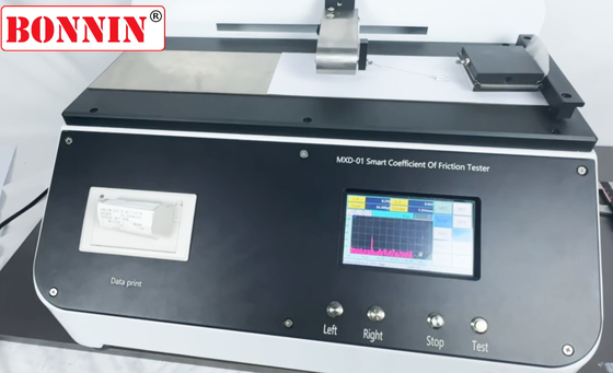 ISO 8295 Computerized Digital Coefficient Of Friction COF Tester For Plastic Film Paper