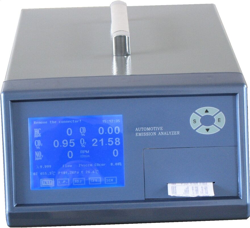 AC100V Car Automobile Exhaust Gas Analyzer Portable 5 Gas HC CO CO2 O2 NOx