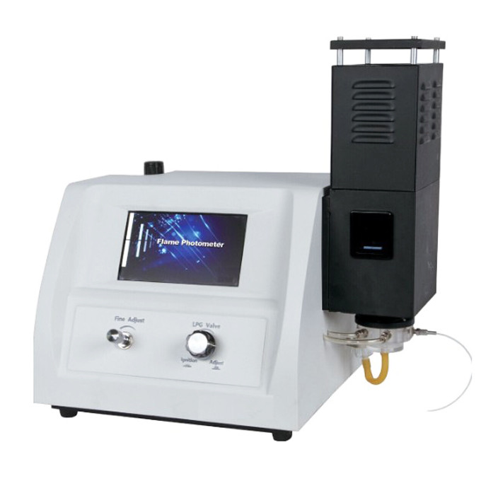Multielement Table Top Lab Spectrophotometer LCD Dual Channel Flame Photometer